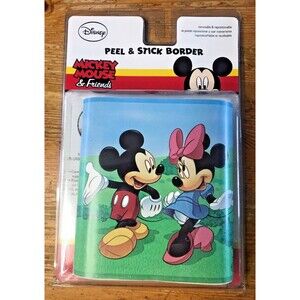 Disney Wall Border Mickey Minnie Mouse Friends Kids Room Decal New Sticker Set